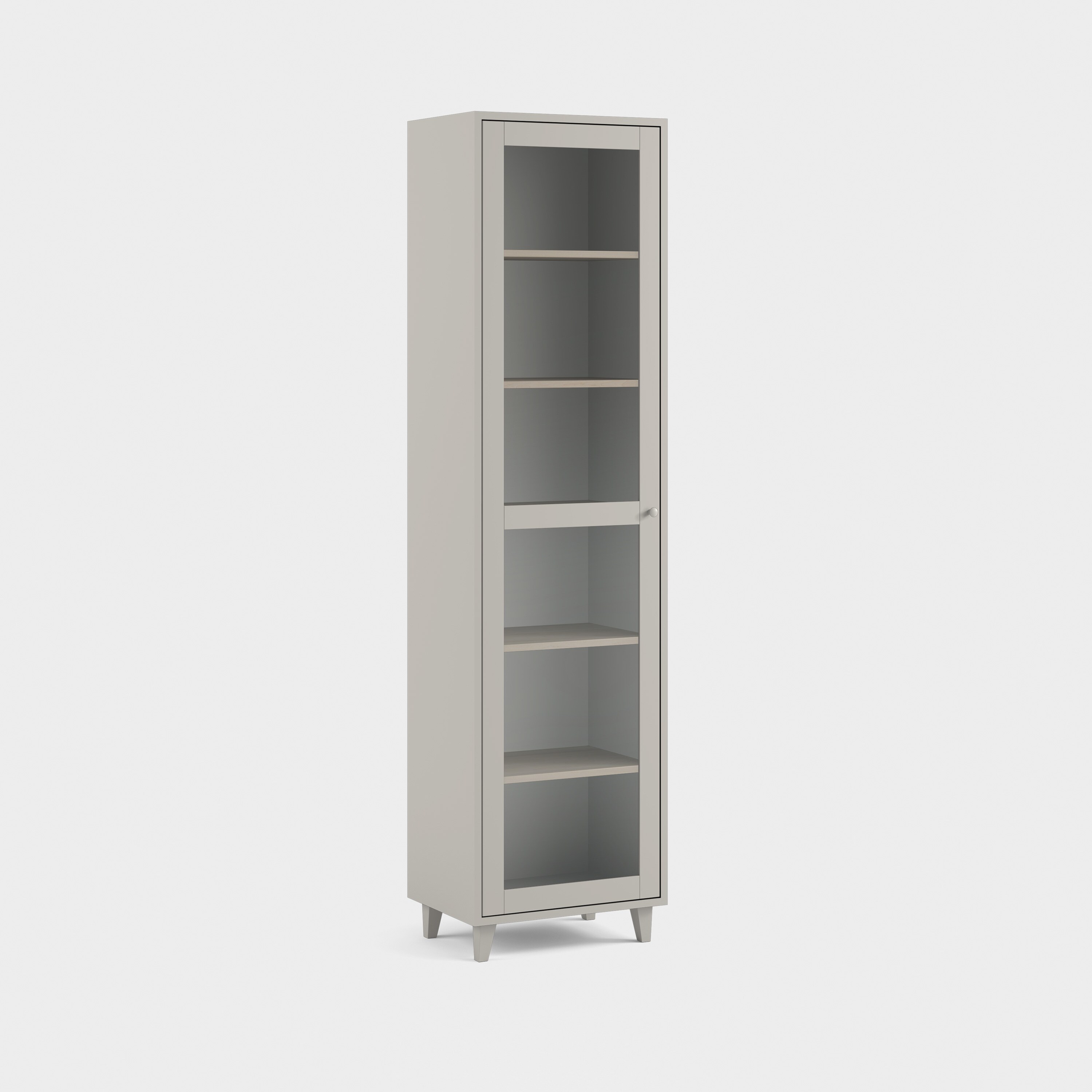 Massiv högvitrin H10/M1