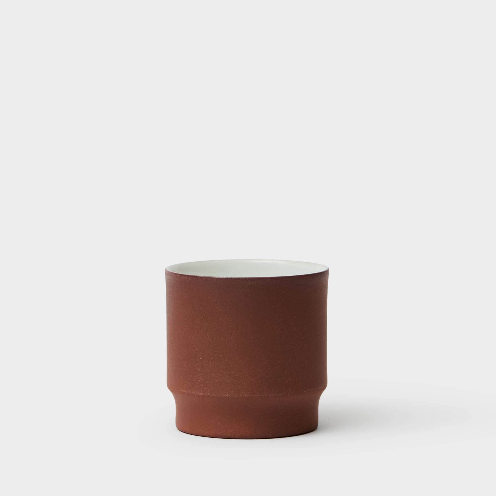 Mugg terrakotta/vit 20 cl