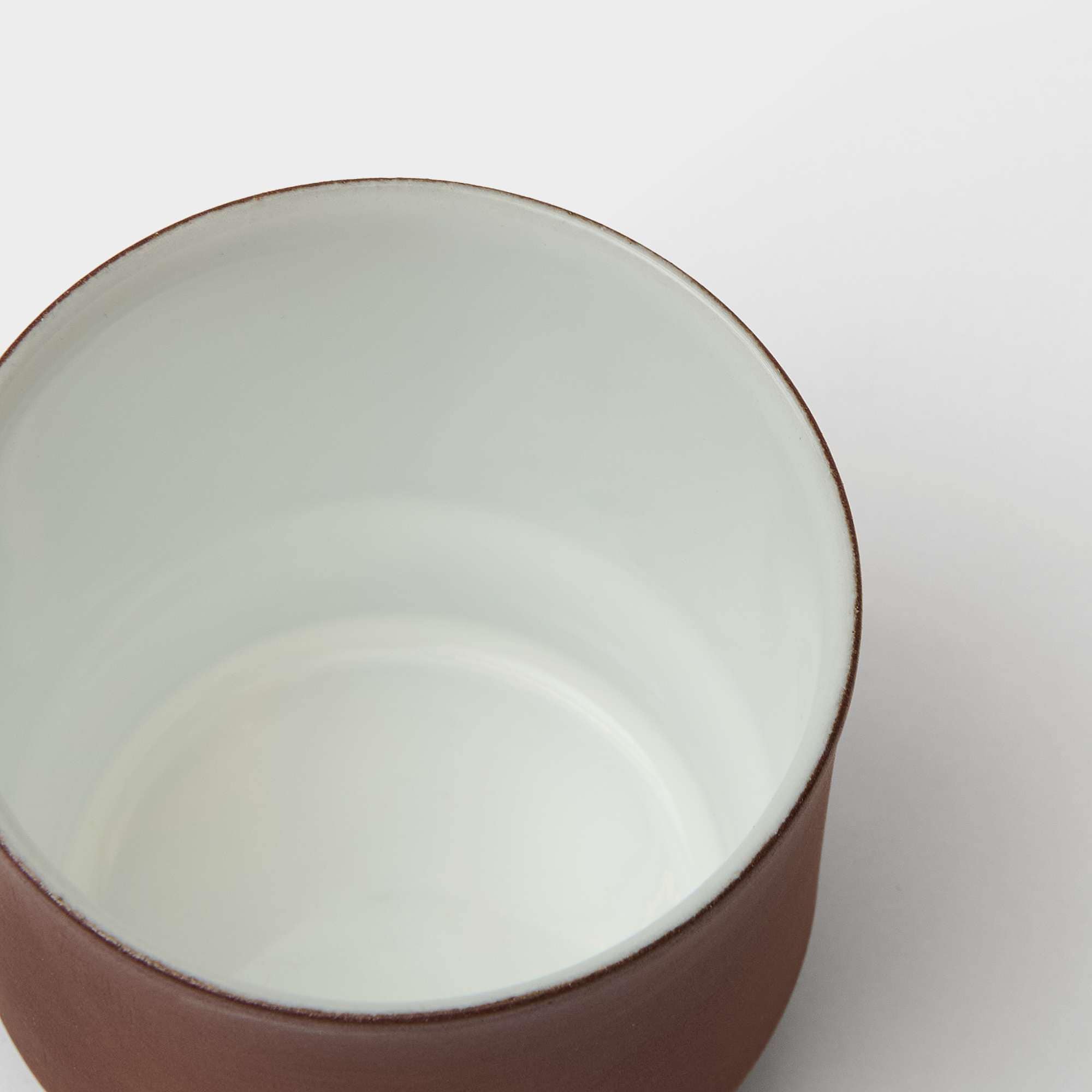 Mugg terrakotta/vit 20 cl