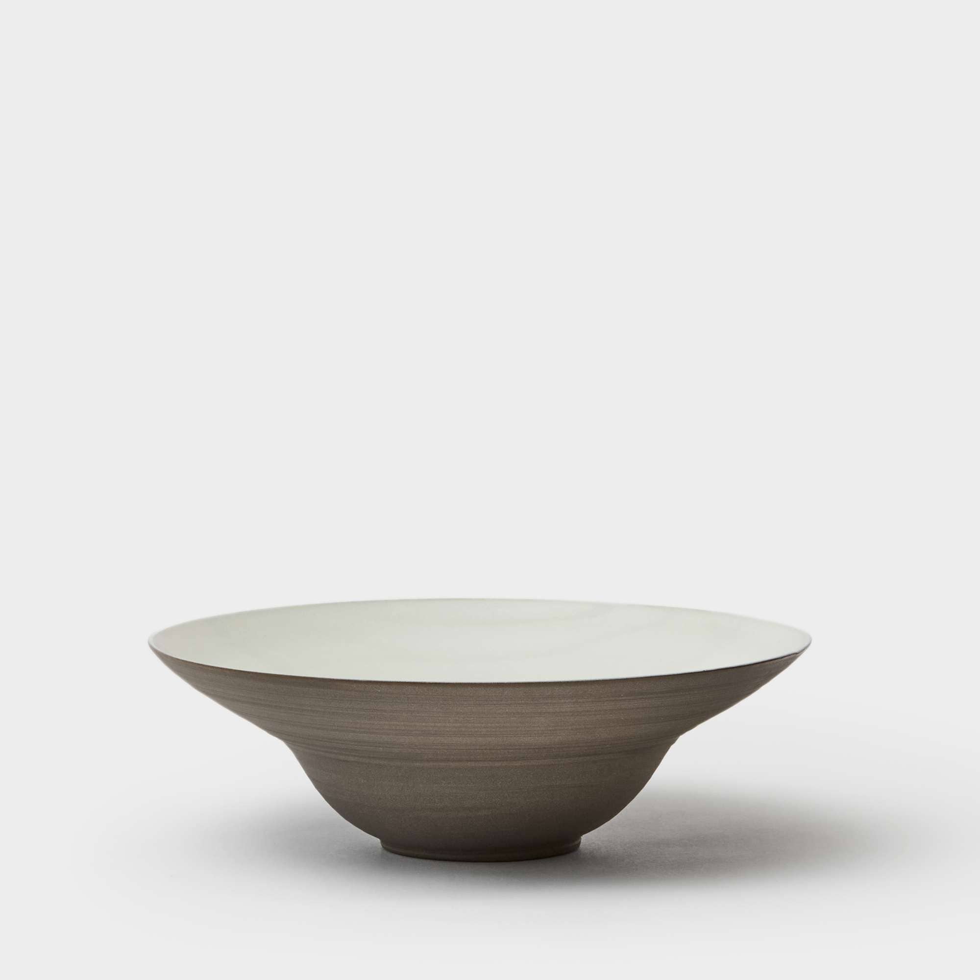 Pastaskål vit/brun 25 cm -