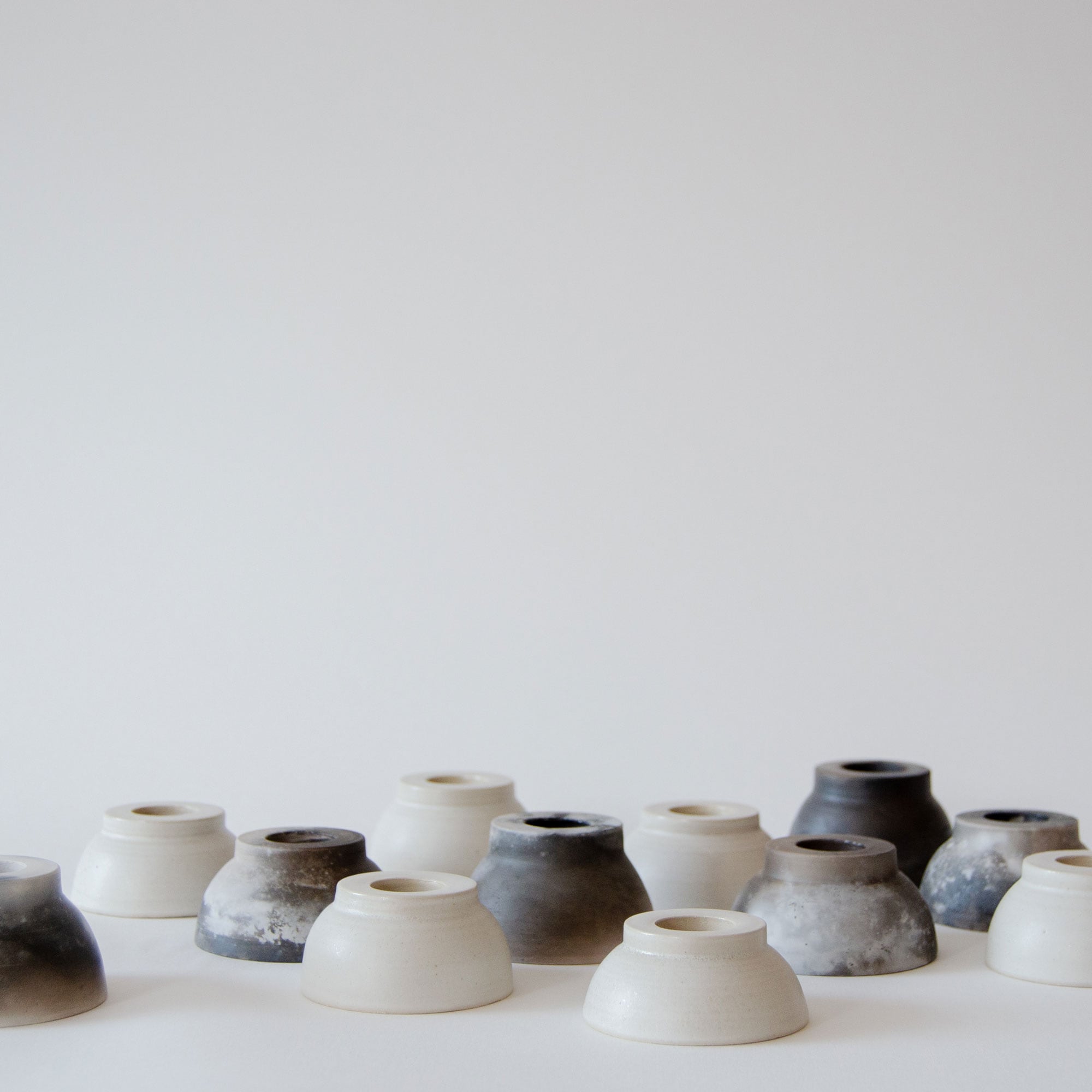 Ljusstake låg rökbränd