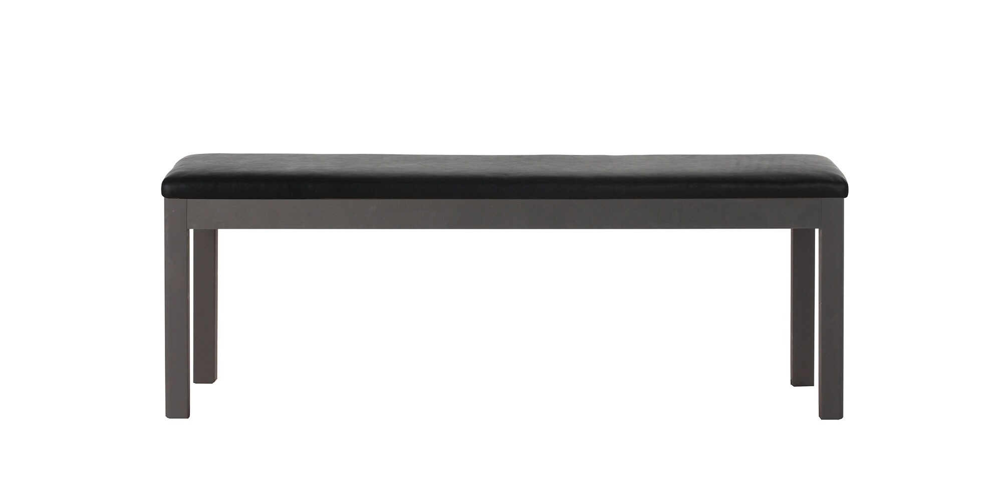 Multi-O bänk 120cm Tempera grafit94 Skinn svart Norrgavel